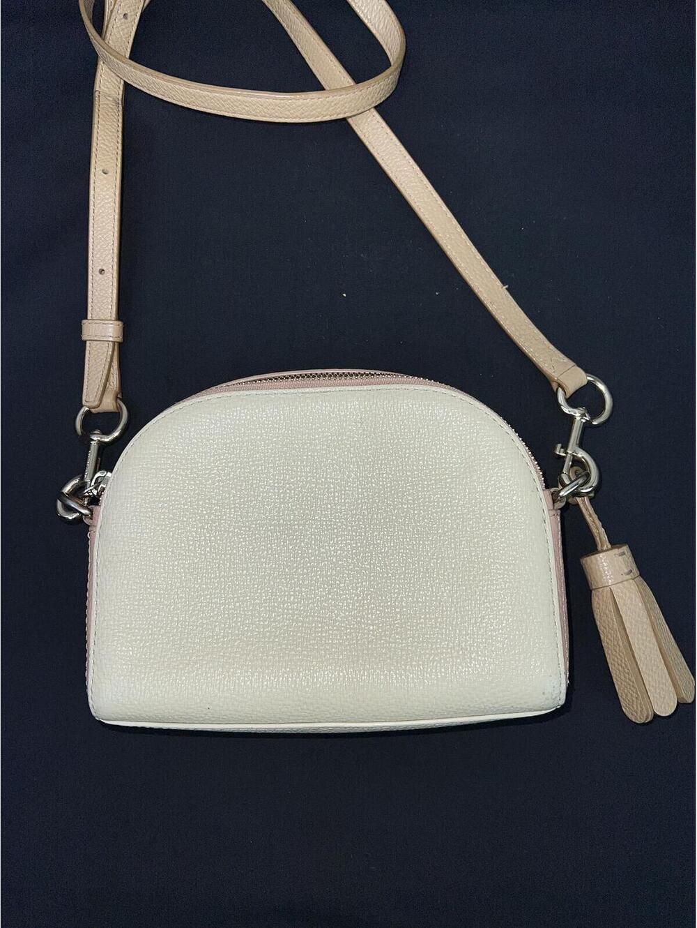 Marc Jacobs Cream and Tan-pink Pebbled Leather crossbody bag - Picture 2 of 9